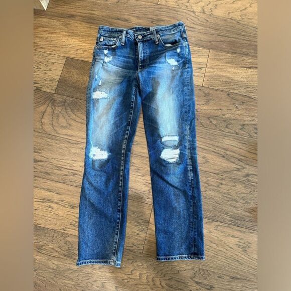 AG Adriano Goldschmied Isabelle High rise Crop Jeans - Picture 2 of 9